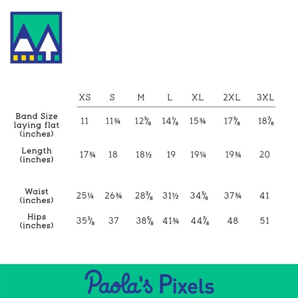 Paola's Pixels Adventure Landscape Skater Skirt M - Picture 5 of 9